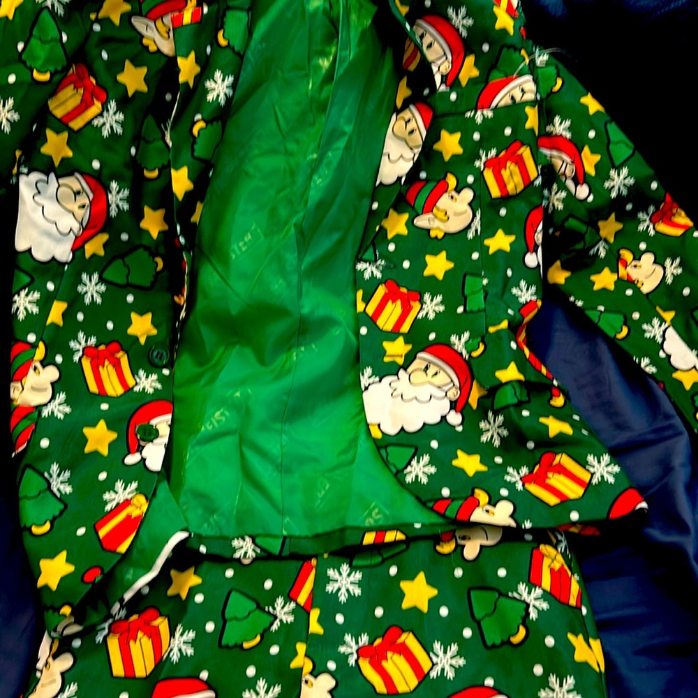 Kids Christmas slacks and blazer